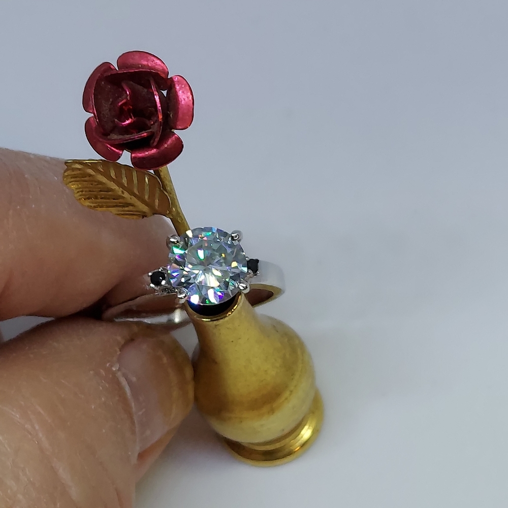Sweet Moissanite Ring - Picture 4 of 16